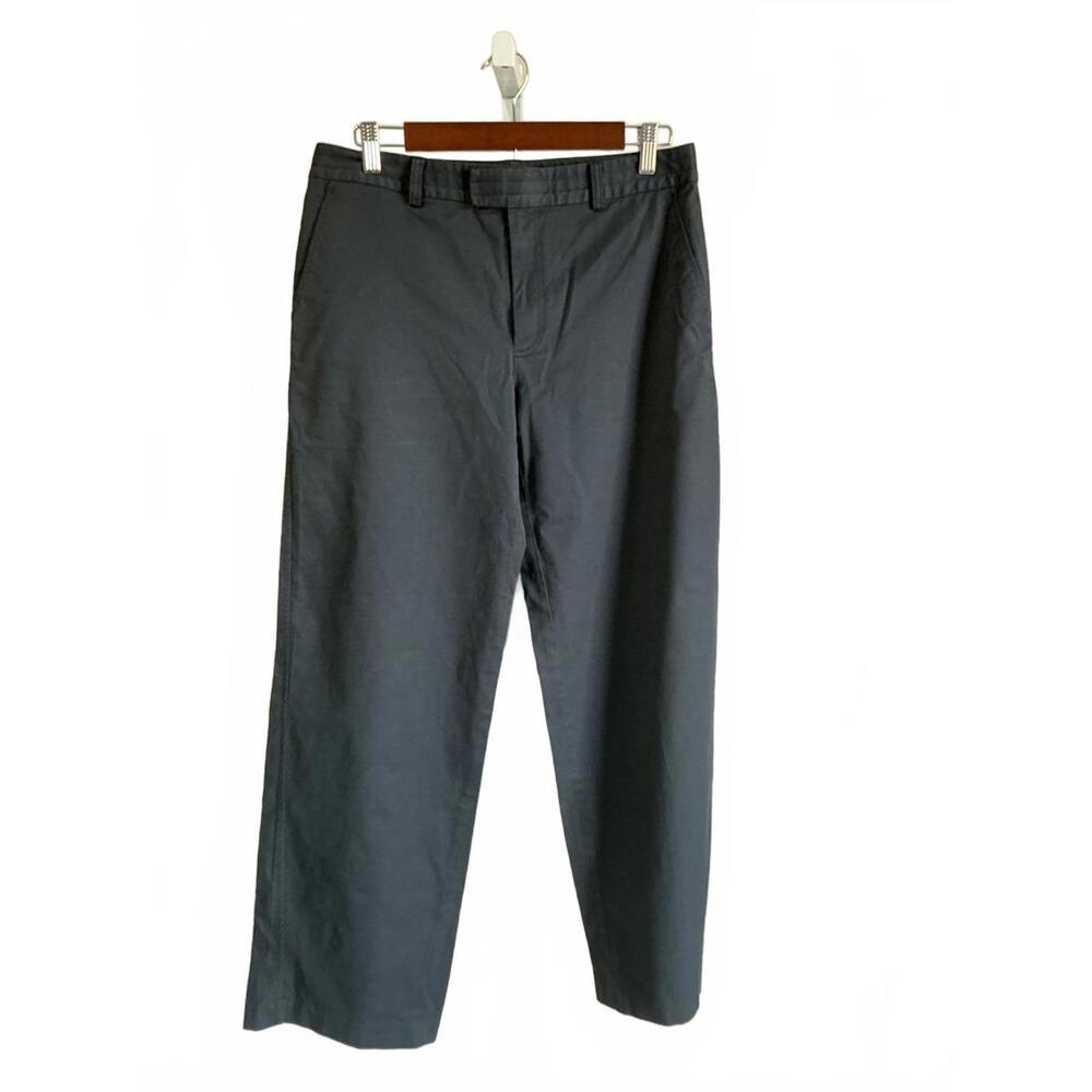 Banana Republic Wide Legs Stretch Black Pants Size 8 modern athletic structured